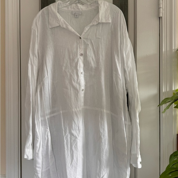 J. Jill Love Linen Tunic Shirt - Picture 7 of 12